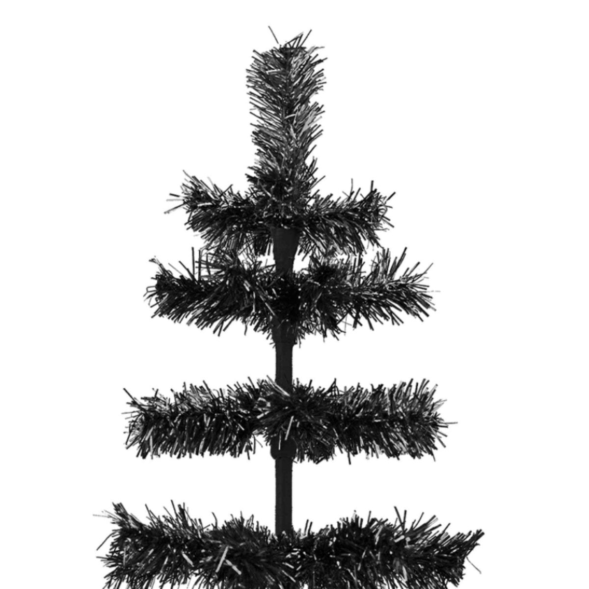 Shop For Black Tinsel Christmas Tree