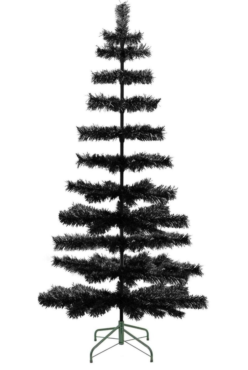 Shop For Black Tinsel Christmas Tree
