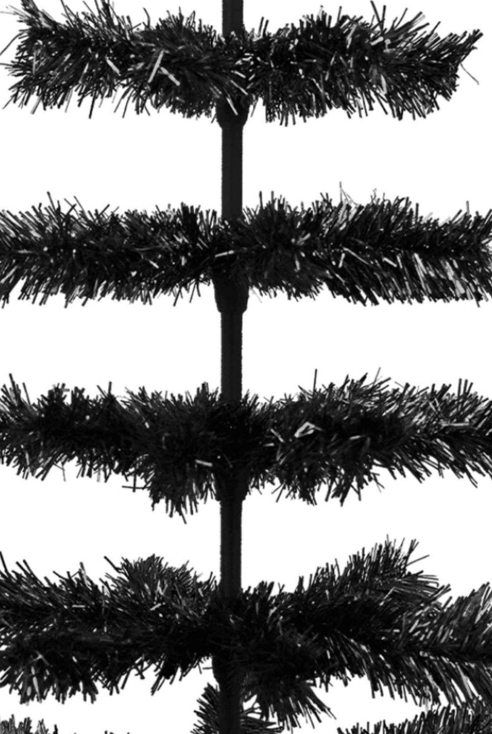 Shop For Black Tinsel Christmas Tree