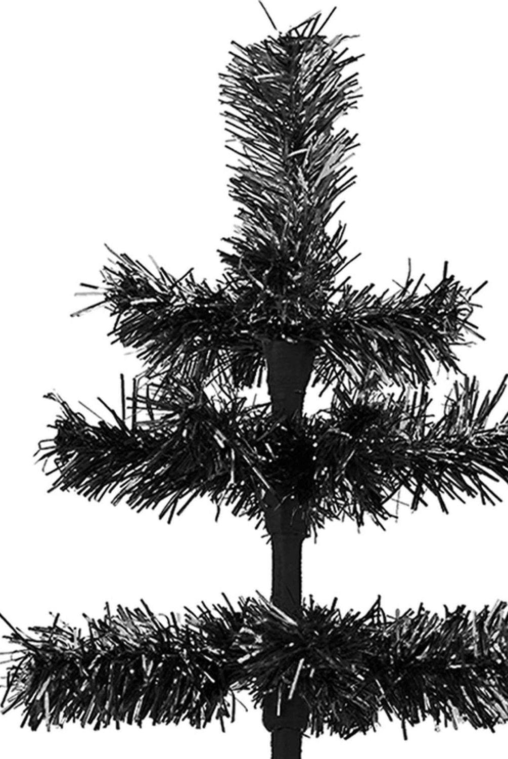 Shop For Black Tinsel Christmas Tree