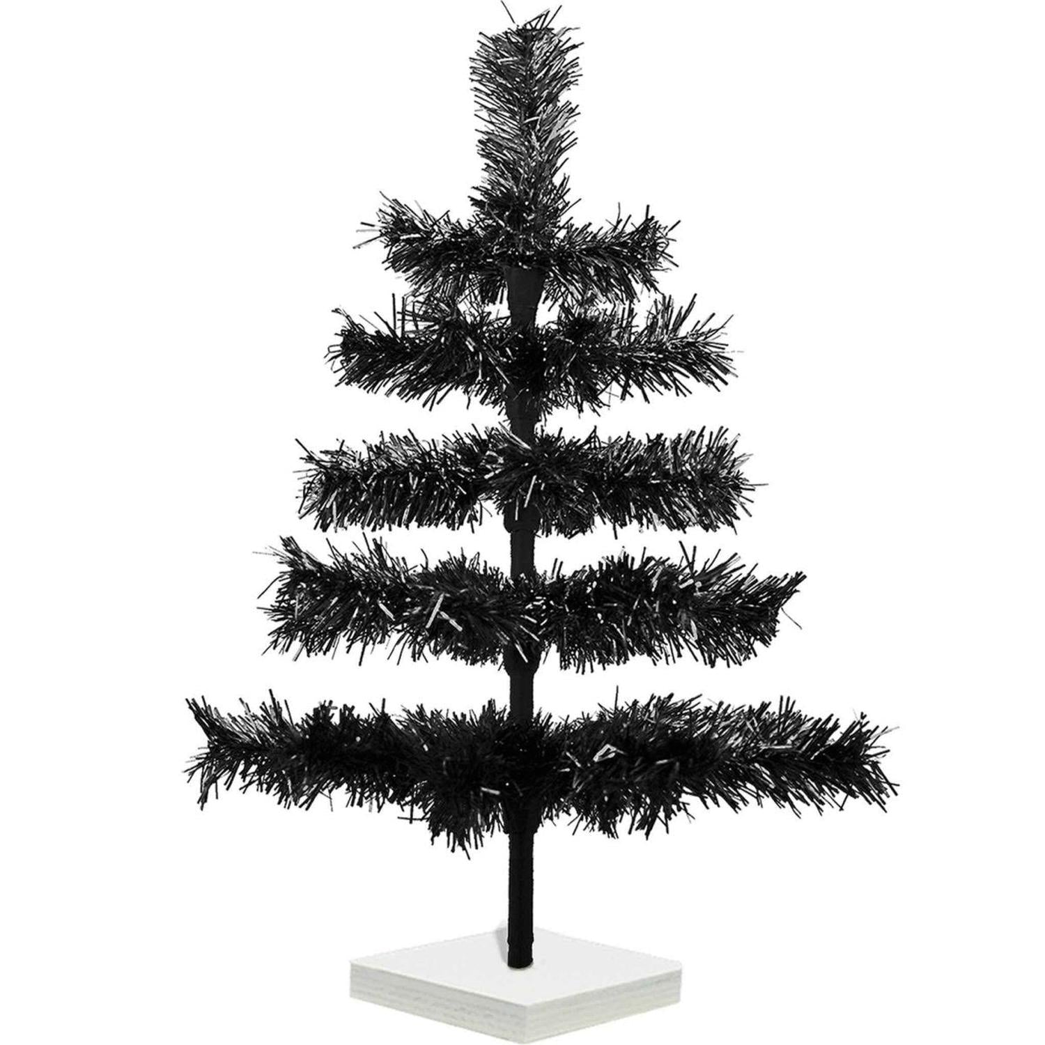 Shop For Black Tinsel Christmas Tree