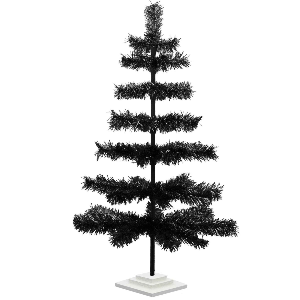 Shop For Black Tinsel Christmas Tree