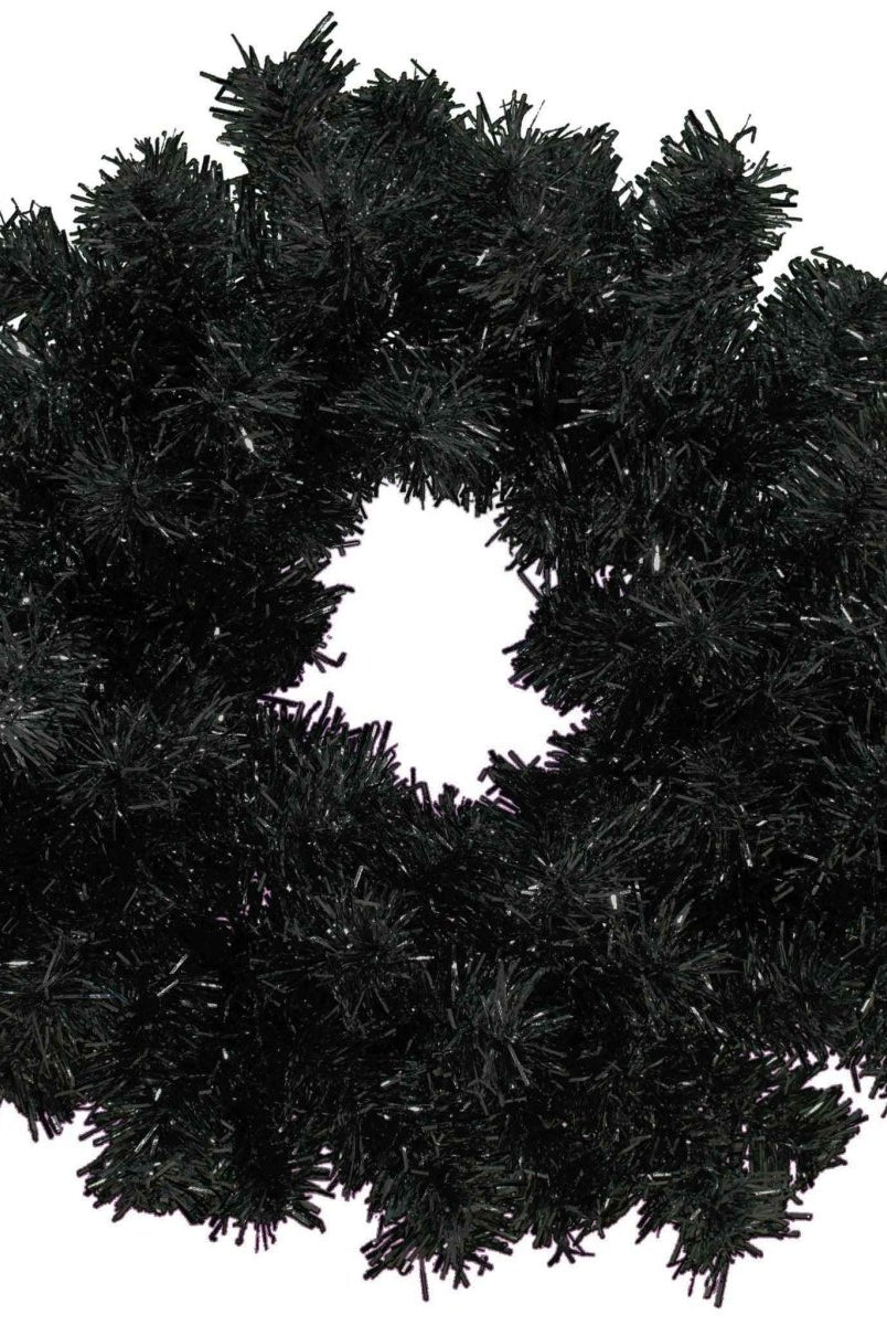 Shop For Black Tinsel Christmas Wreaths