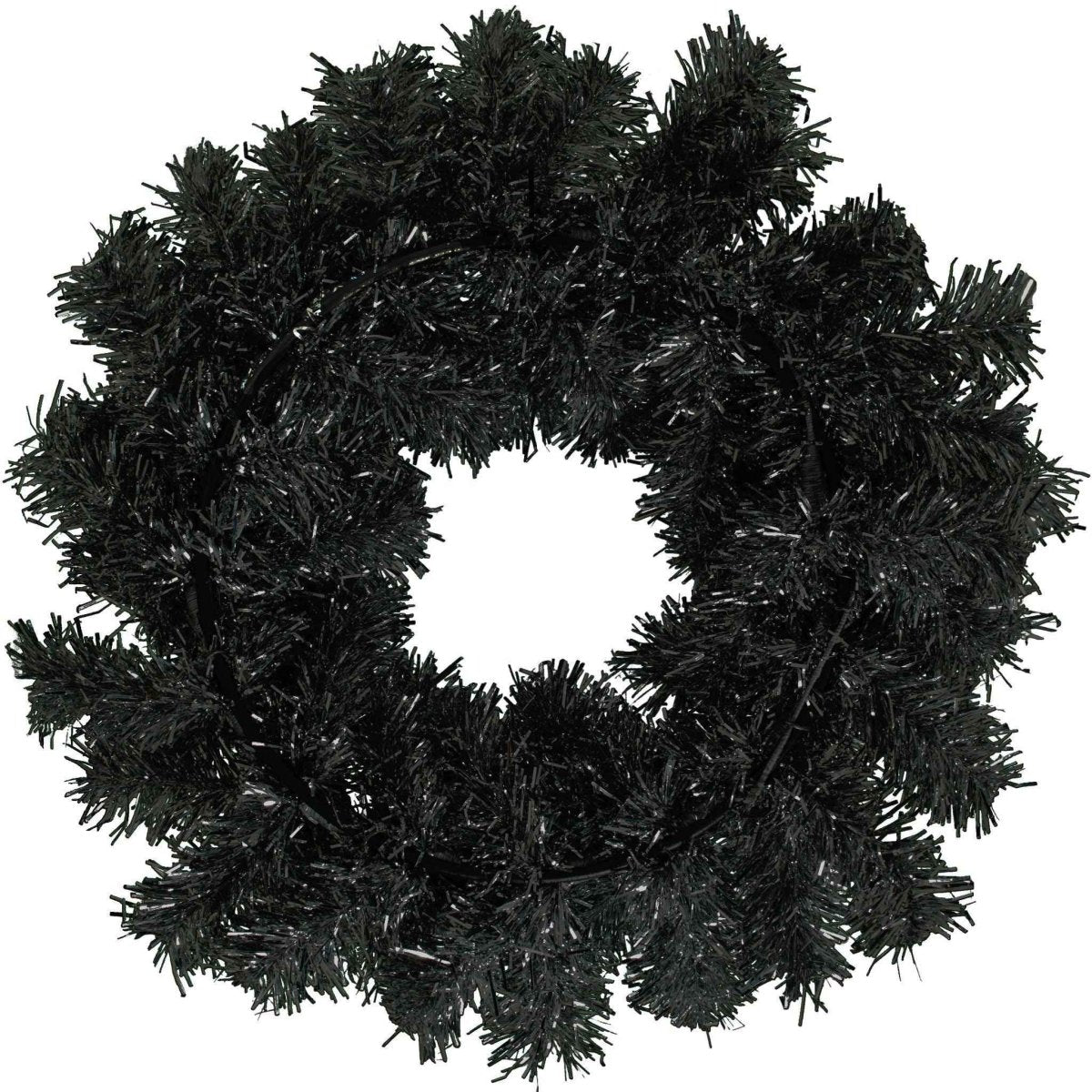 Shop For Black Tinsel Christmas Wreaths
