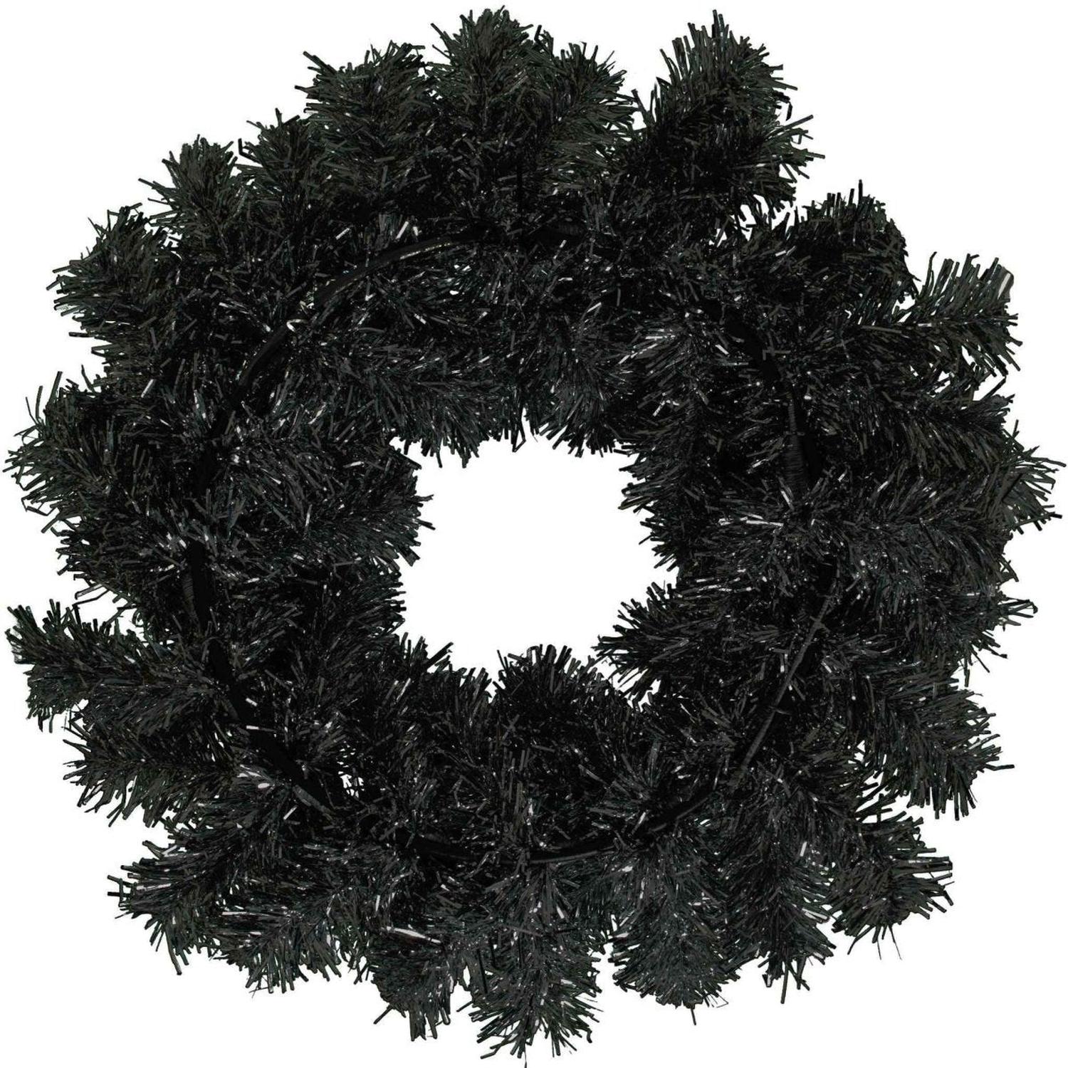 Shop For Black Tinsel Christmas Wreaths