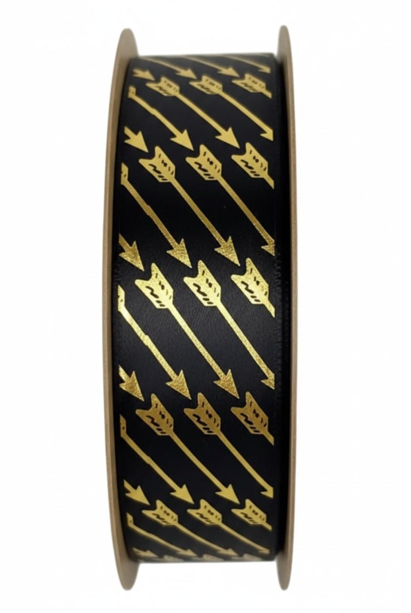 Shop For Blazing Arrows Homecoming Ribbon: (Black/Gold), Size 9