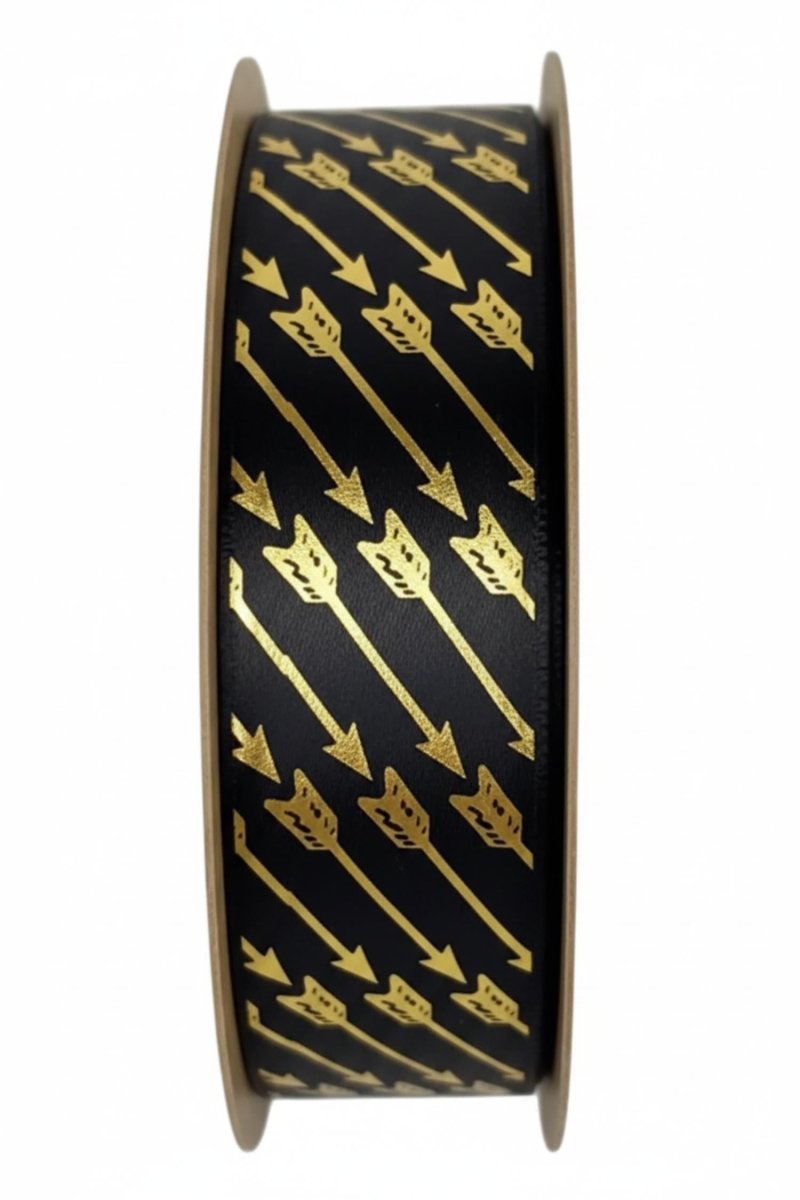 Shop For Blazing Arrows Homecoming Ribbon: (Black/Gold), Size 9