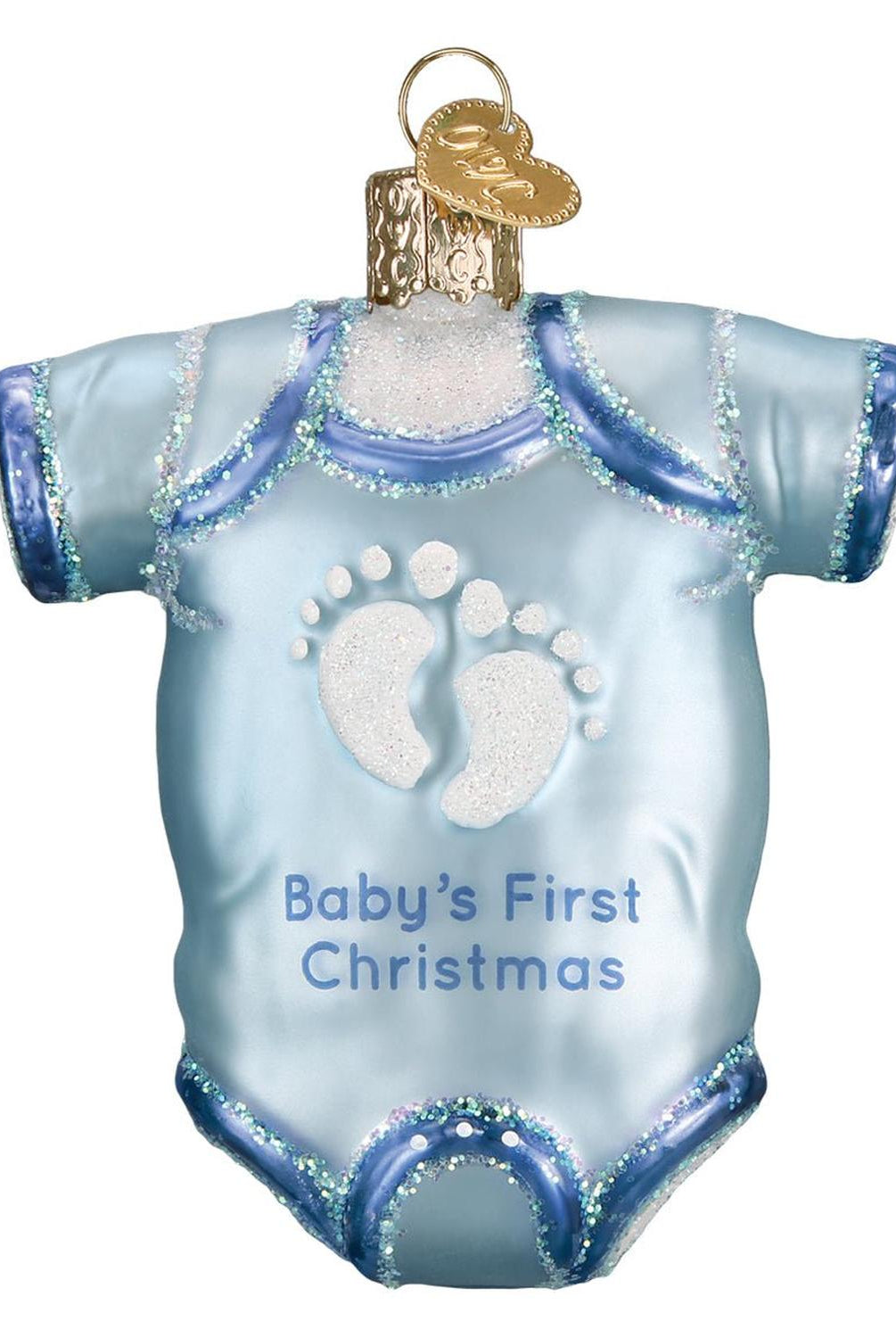 Blue Baby Onesie Ornament