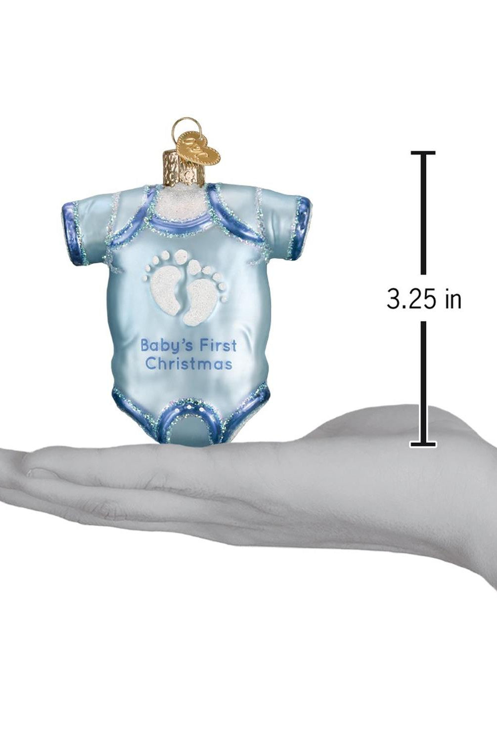 Blue Baby Onesie Ornament