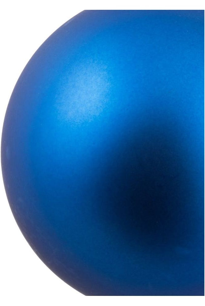 Shop For Blue Matte Ball Christmas Tree Ornament (6 pack)