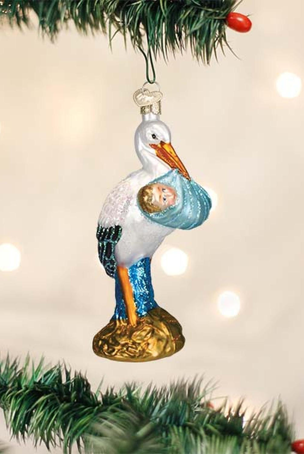 Boy Bundle Of Joy Ornament