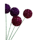 Shop For Bright Tinsel Ball Spray 16"
