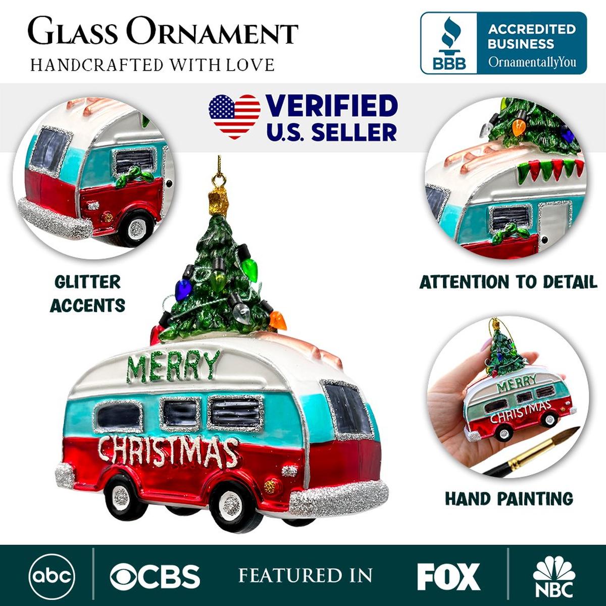 Shop For Camping RV Glass Ornament