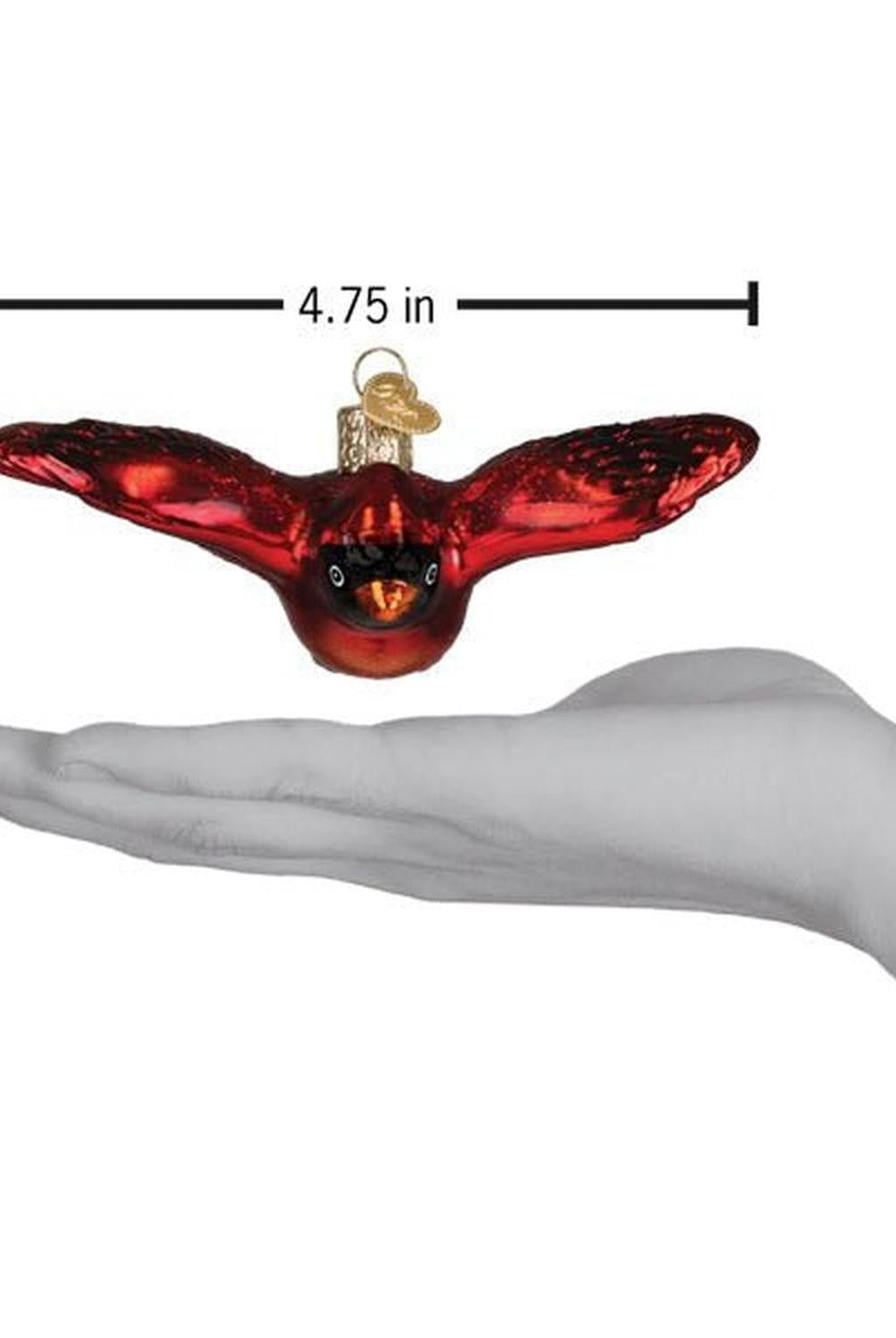 Cardinal In Flight Ornament
