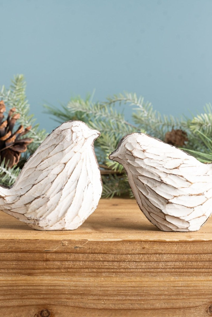 Shop For Carved Bird Figurine (Set of 4)