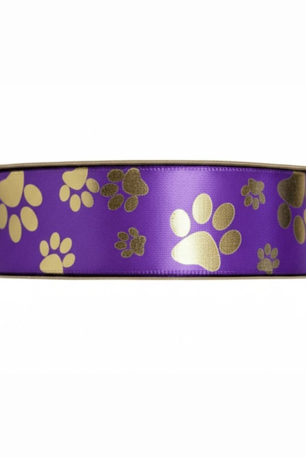 Shop For Cascading Paws Homecoming Ribbon: (Purple/Gold), Size 9