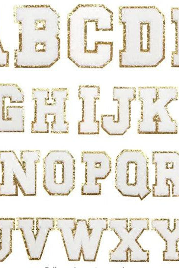 Shop For Chenille Letter Patches: White