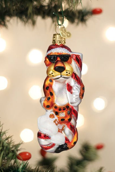 Shop For Chester Cheetah On Candy Cane Ornament