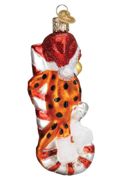 Shop For Chester Cheetah On Candy Cane Ornament