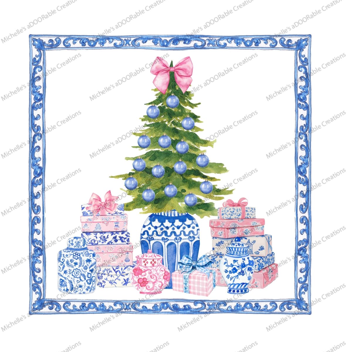 Shop For Chinoiserie Topiary Christmas Tree Sign