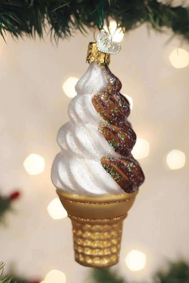Shop For Chocolate Swirl Soft Serve Ornament