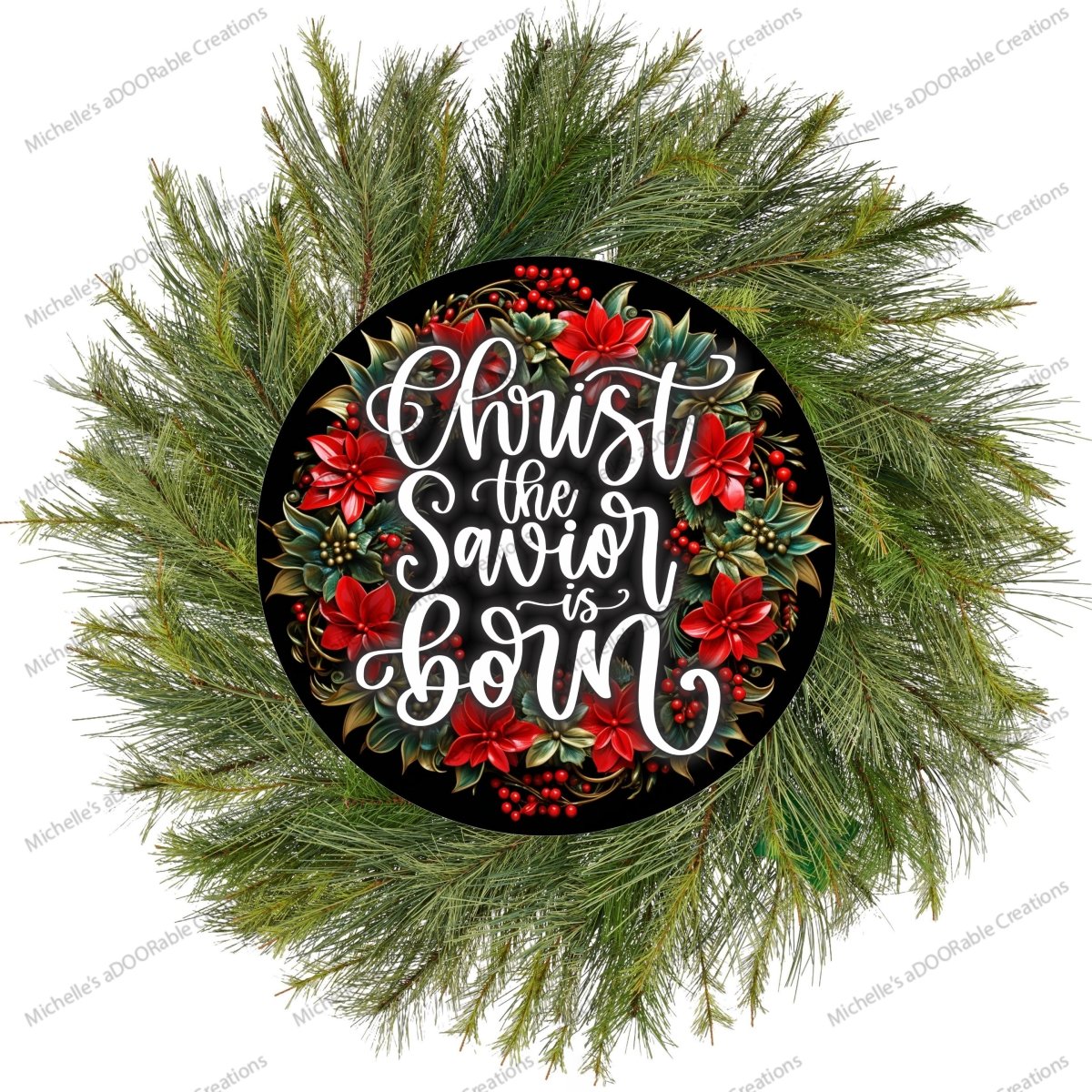 Shop For Christ The Savior is Born Christmas Sign