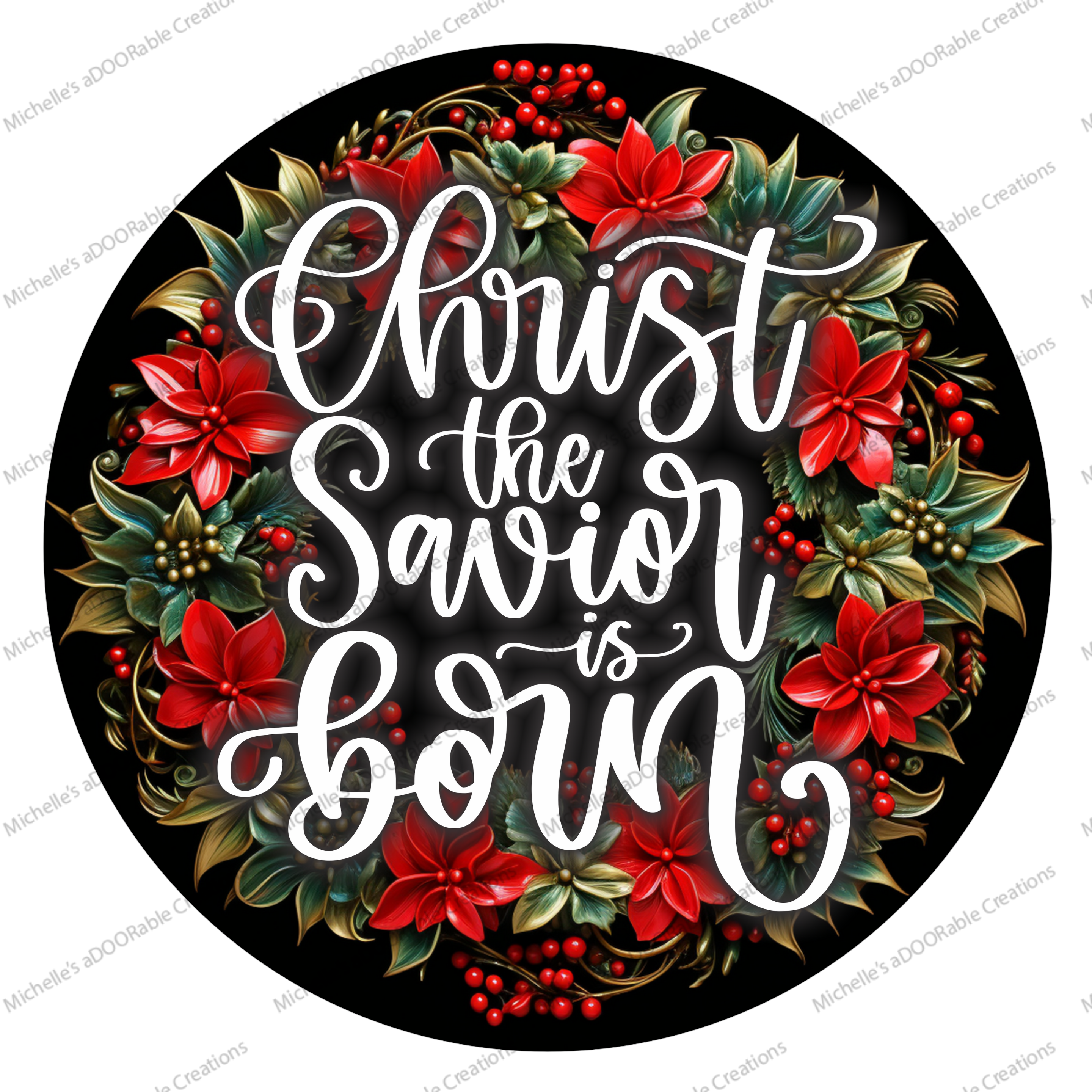 Shop For Christ The Savior is Born Christmas Sign