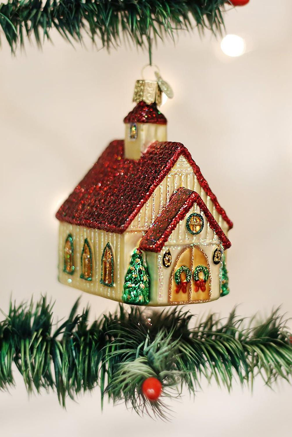 Christmas Chapel Ornament