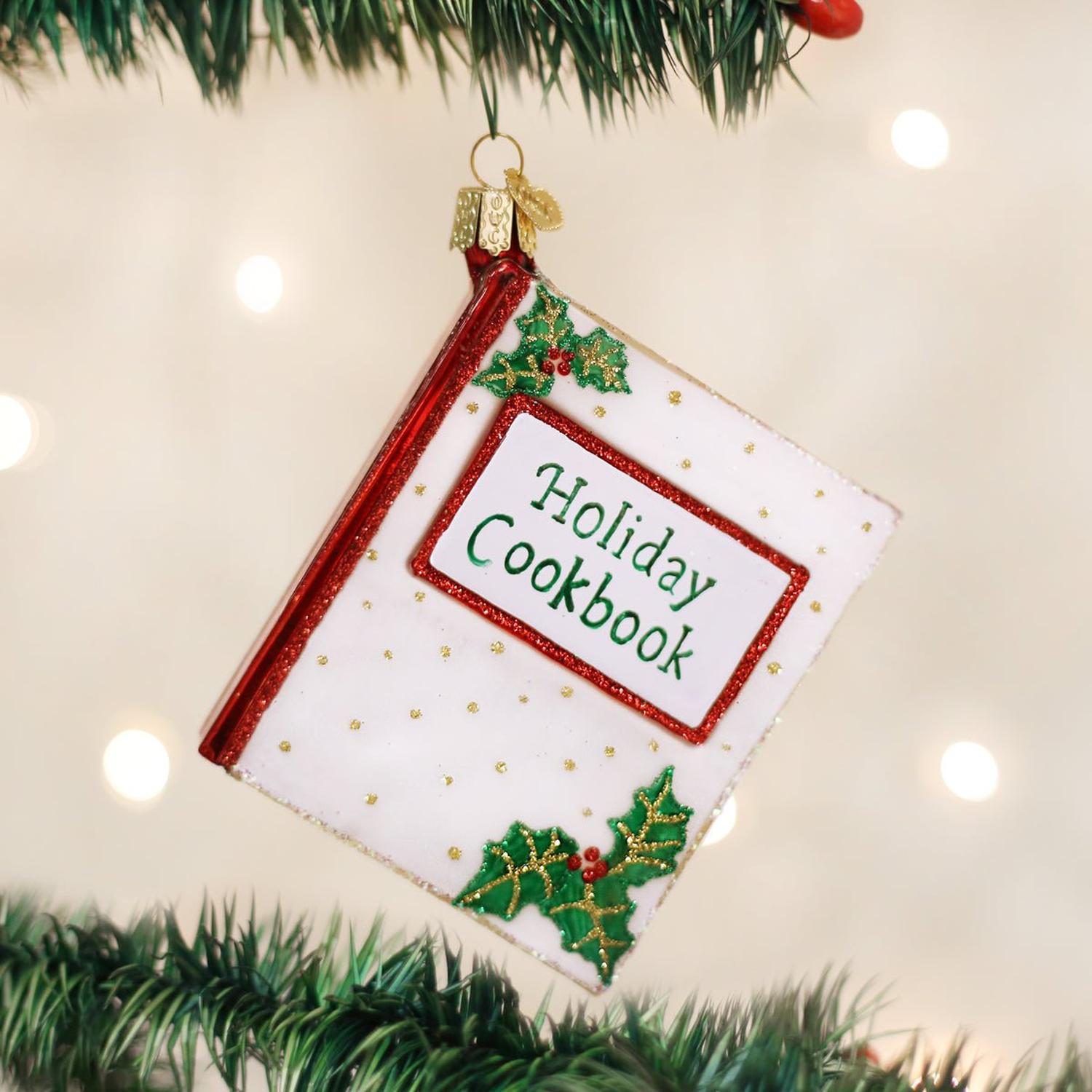 Christmas Cookbook Ornament
