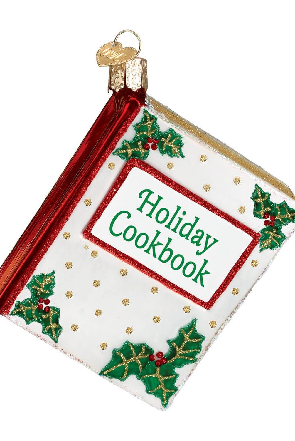 Christmas Cookbook Ornament