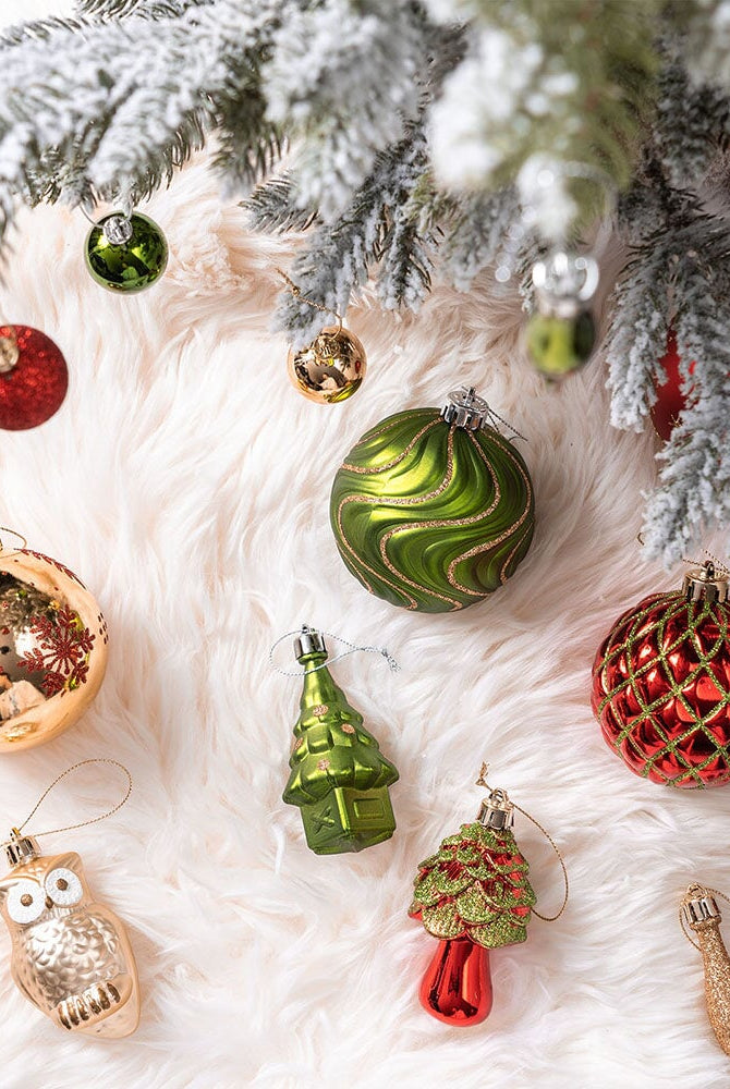 Shop For Christmas Forest Ornament Bundle (Set of 80)