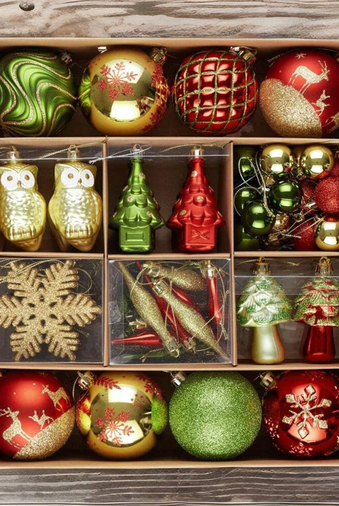 Shop For Christmas Forest Ornament Bundle (Set of 80)