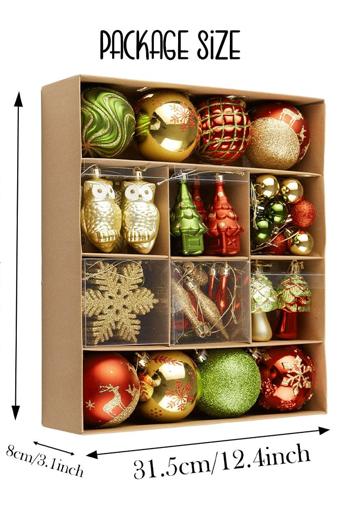 Shop For Christmas Forest Ornament Bundle (Set of 80)