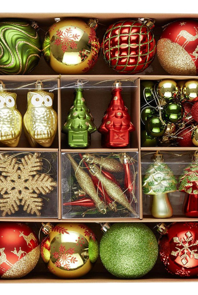 Shop For Christmas Forest Ornament Bundle (Set of 80)