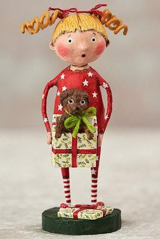 Shop For Christmas Pup Holiday Figurine by Lori Mitchell