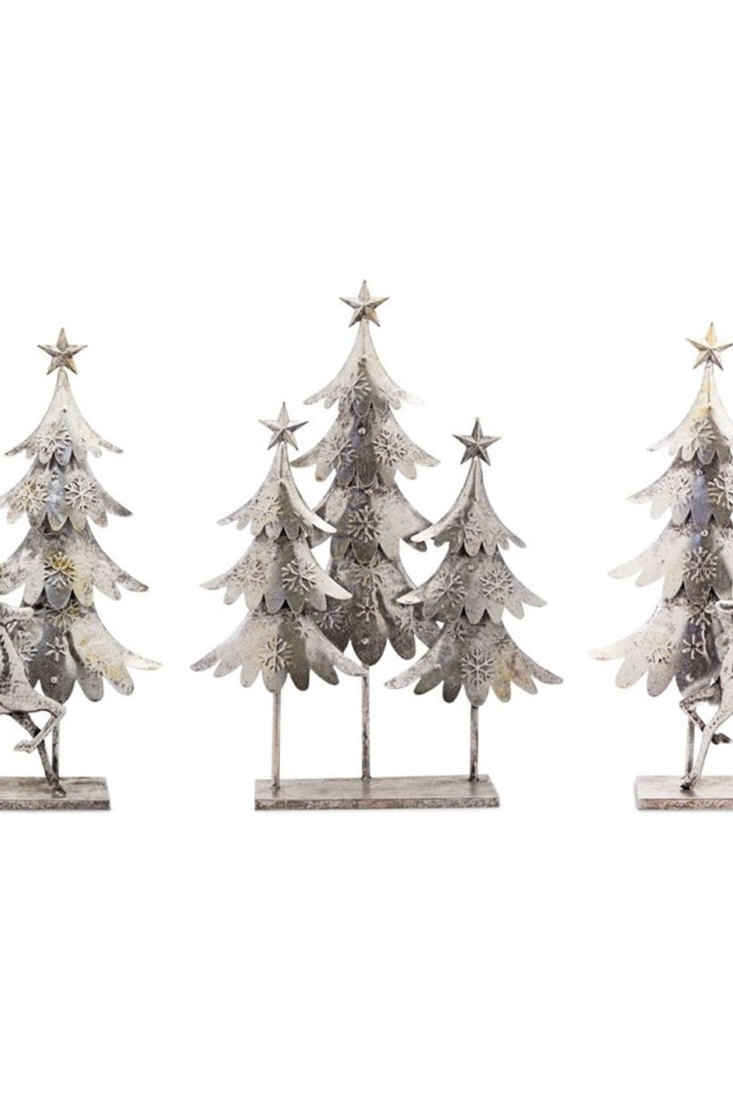 Shop For Christmas Tree and Deer Tabletop Decors, Set of 3, Metal at Michelle's aDOORable Creations