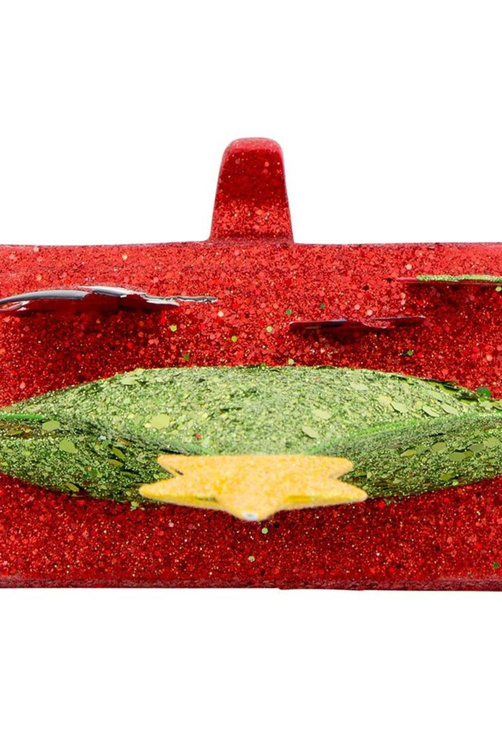 Christmas Tree Glitter Base Stocking Hanger
