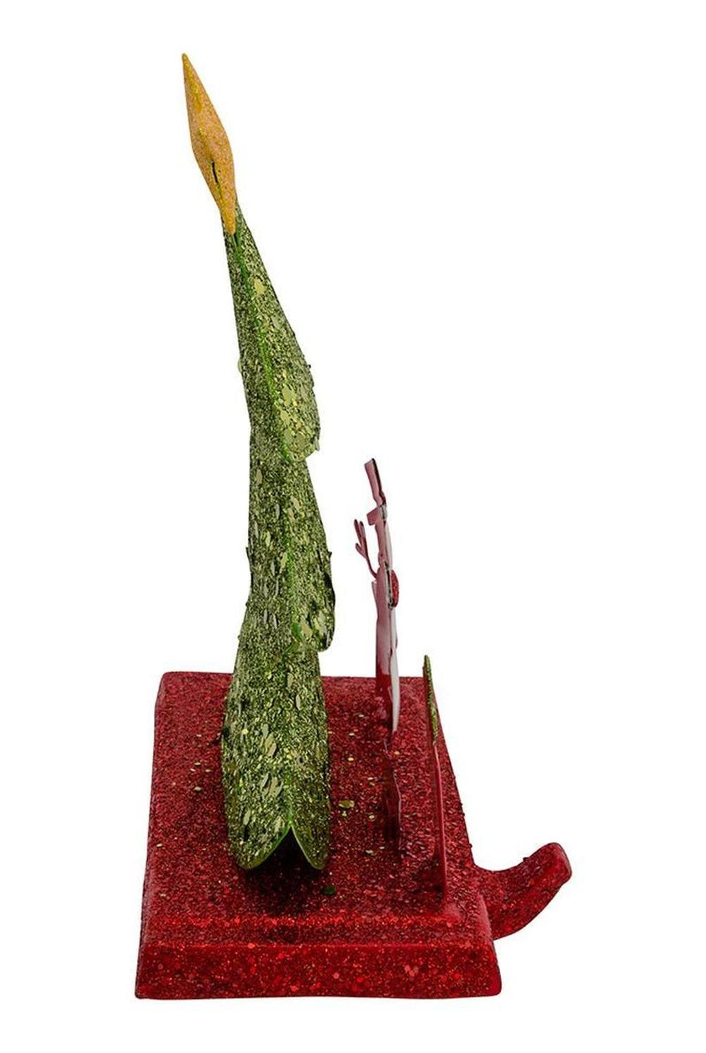 Christmas Tree Glitter Base Stocking Hanger