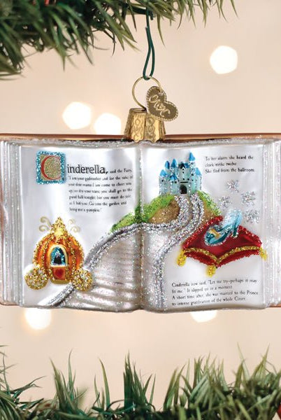 Shop For Cinderella Book Ornament