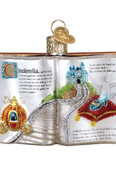 Shop For Cinderella Book Ornament