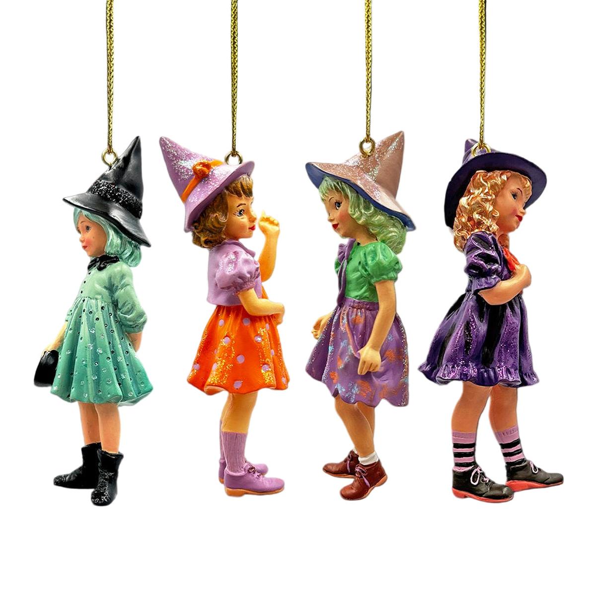 Shop For Classic Halloween Victorian Little Witch Girls (Set of 4)