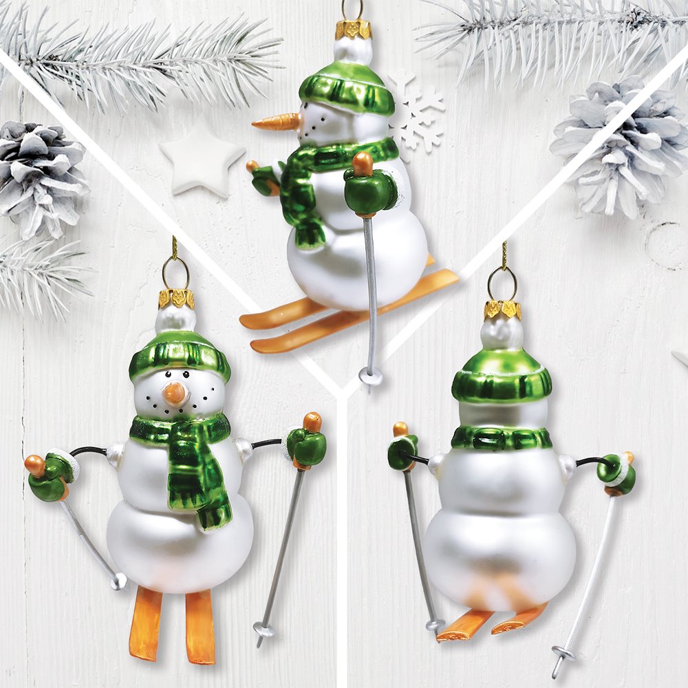 Shop For Classic Winter Snowman Ornament (Set of 4)