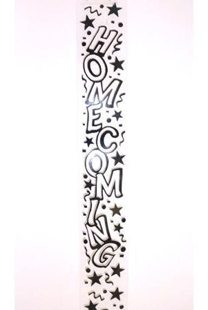 Shop For Clear Homecoming Confetti Ribbon 9: Black