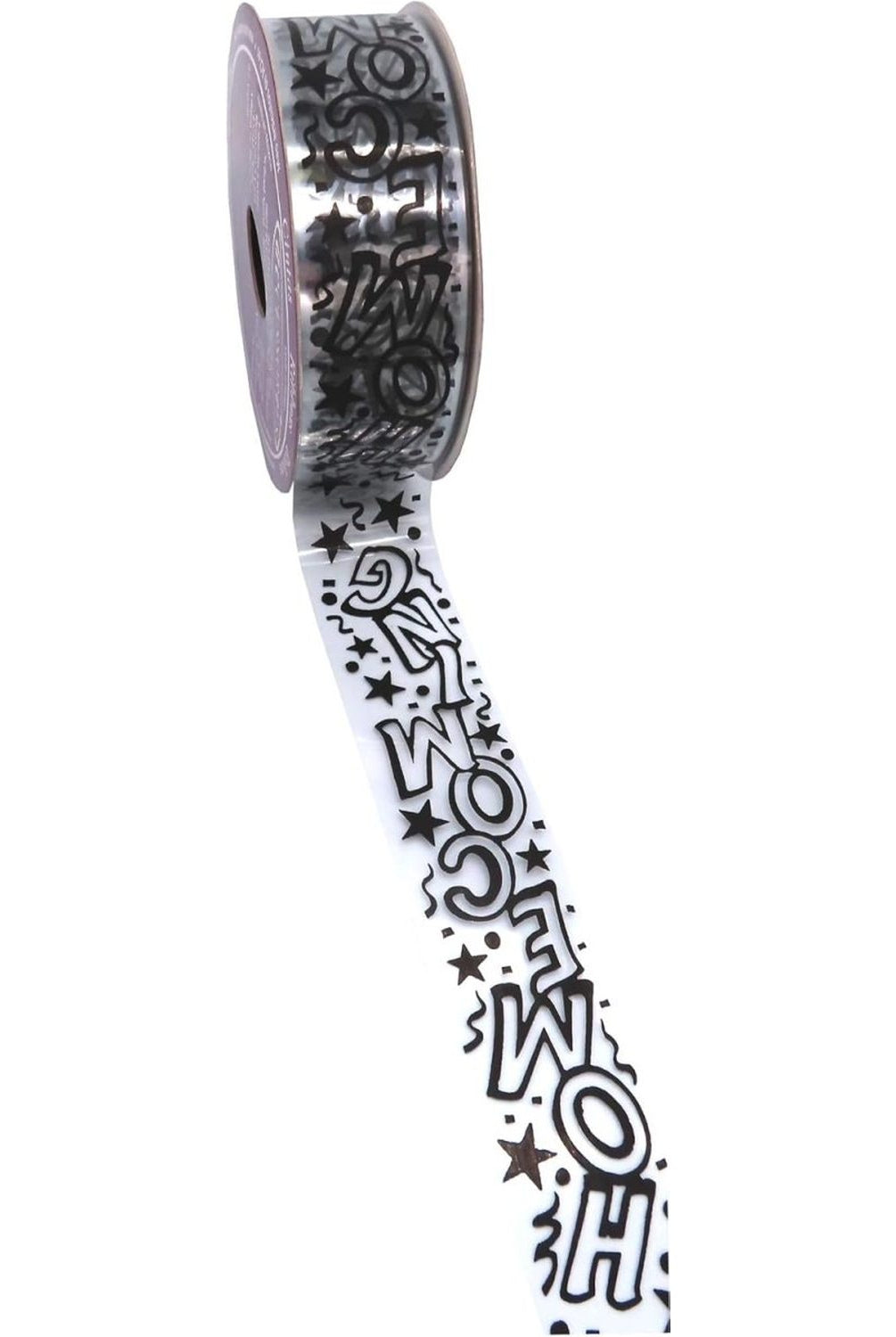 Shop For Clear Homecoming Confetti Ribbon 9: Black