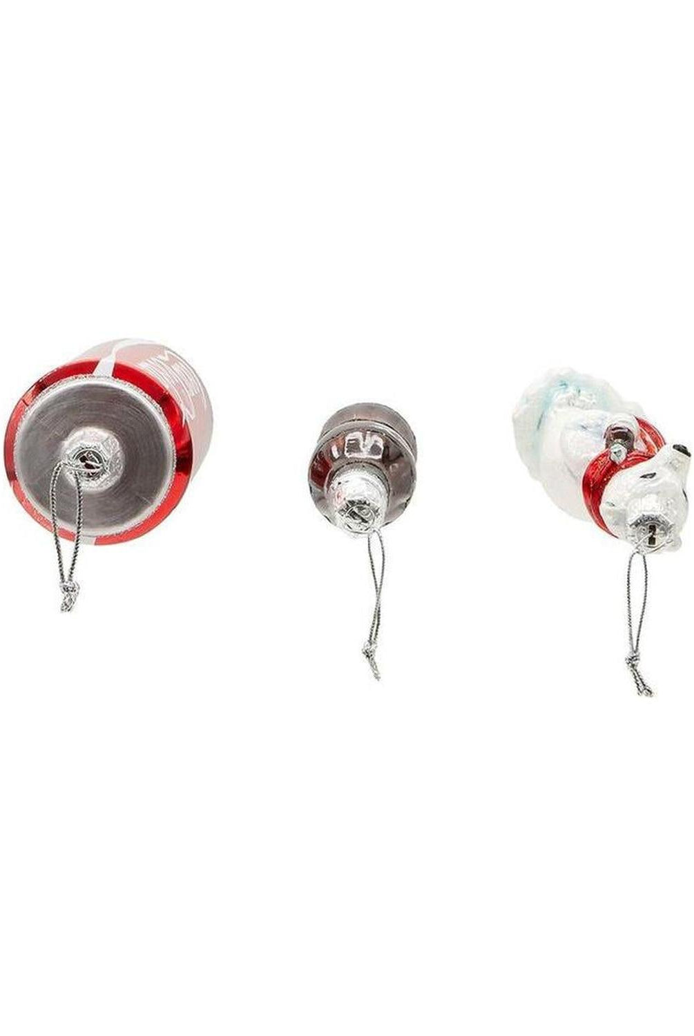 Coca-Cola® Glass Miniature Ornament (3 Piece Set)