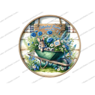 Shop For Cottontail Farms Blue Floral Bunny Metal Sign