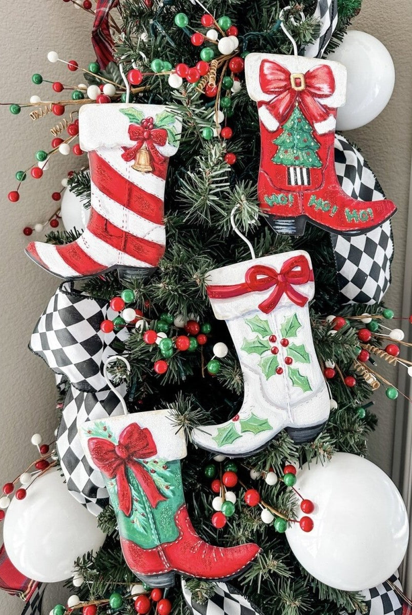 Shop For Cowboy Stocking Ornaments Set of 4