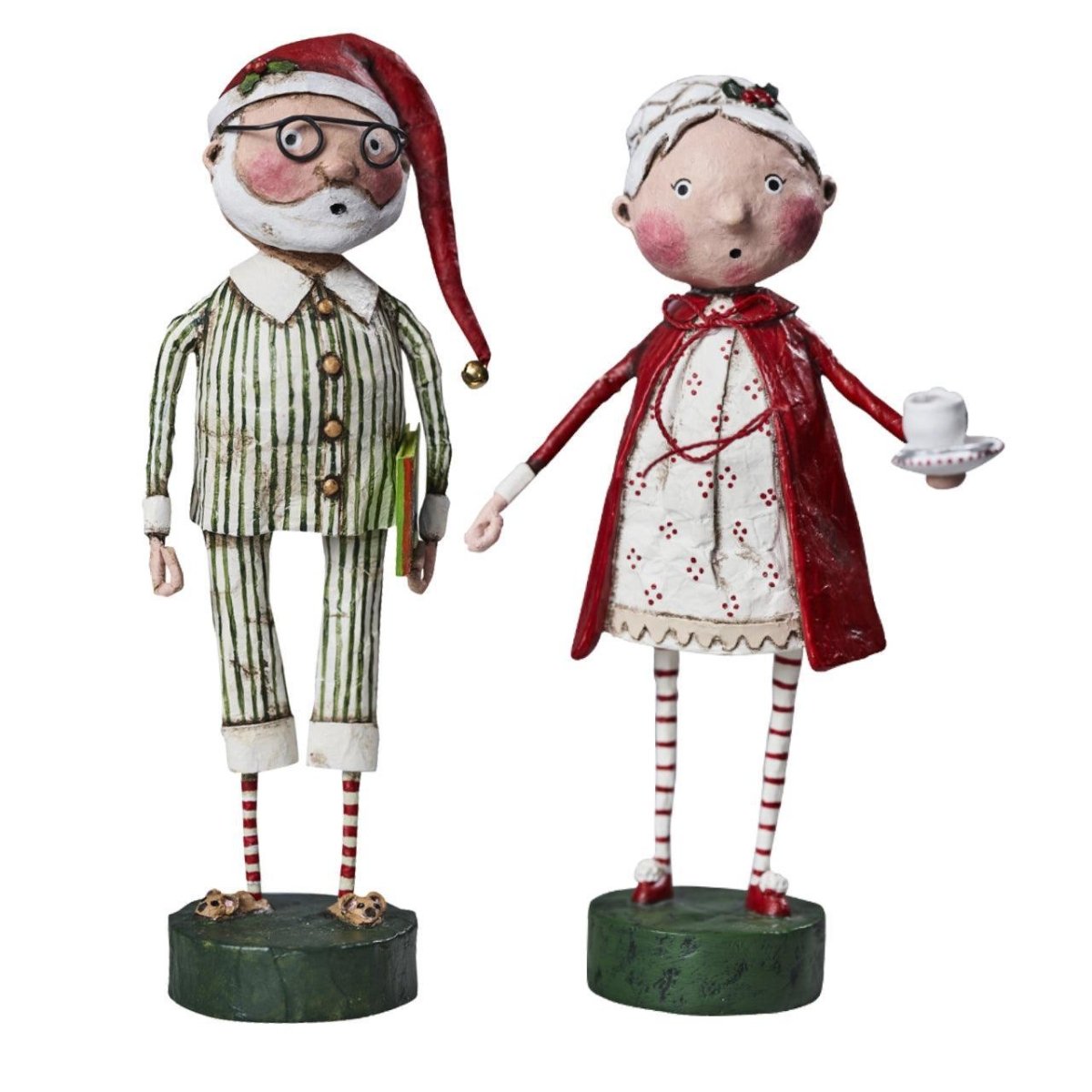 Shop For Cozy Claus Couple Christmas Figurines, Set of 2