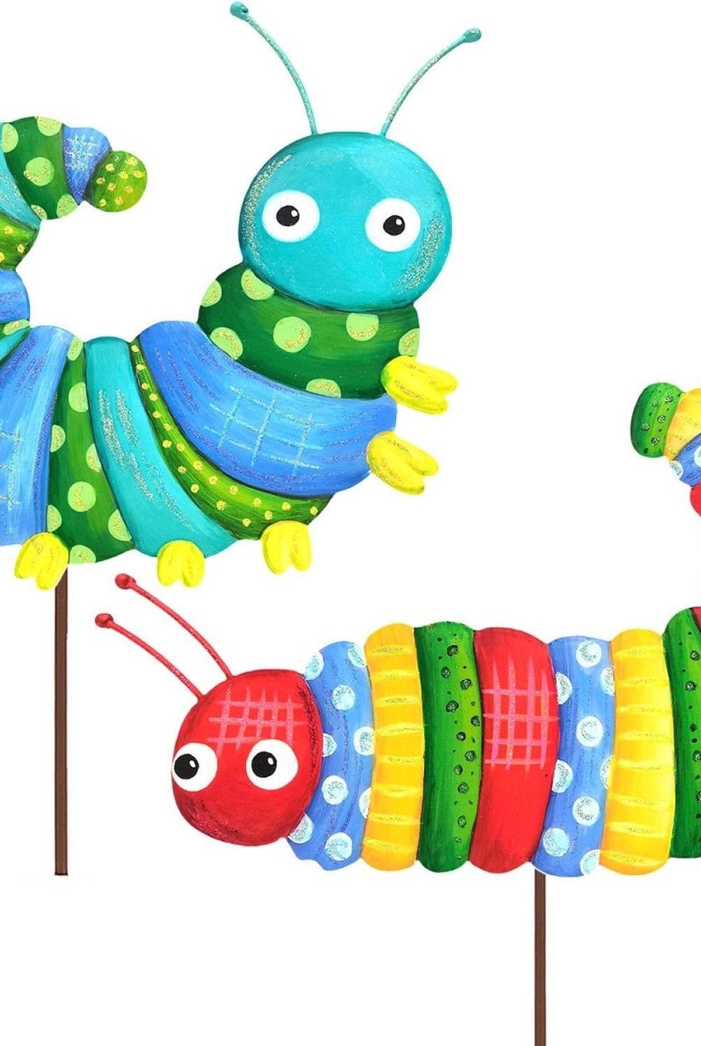 Shop For Crazy Patterned Caterpillars (Set of 2)