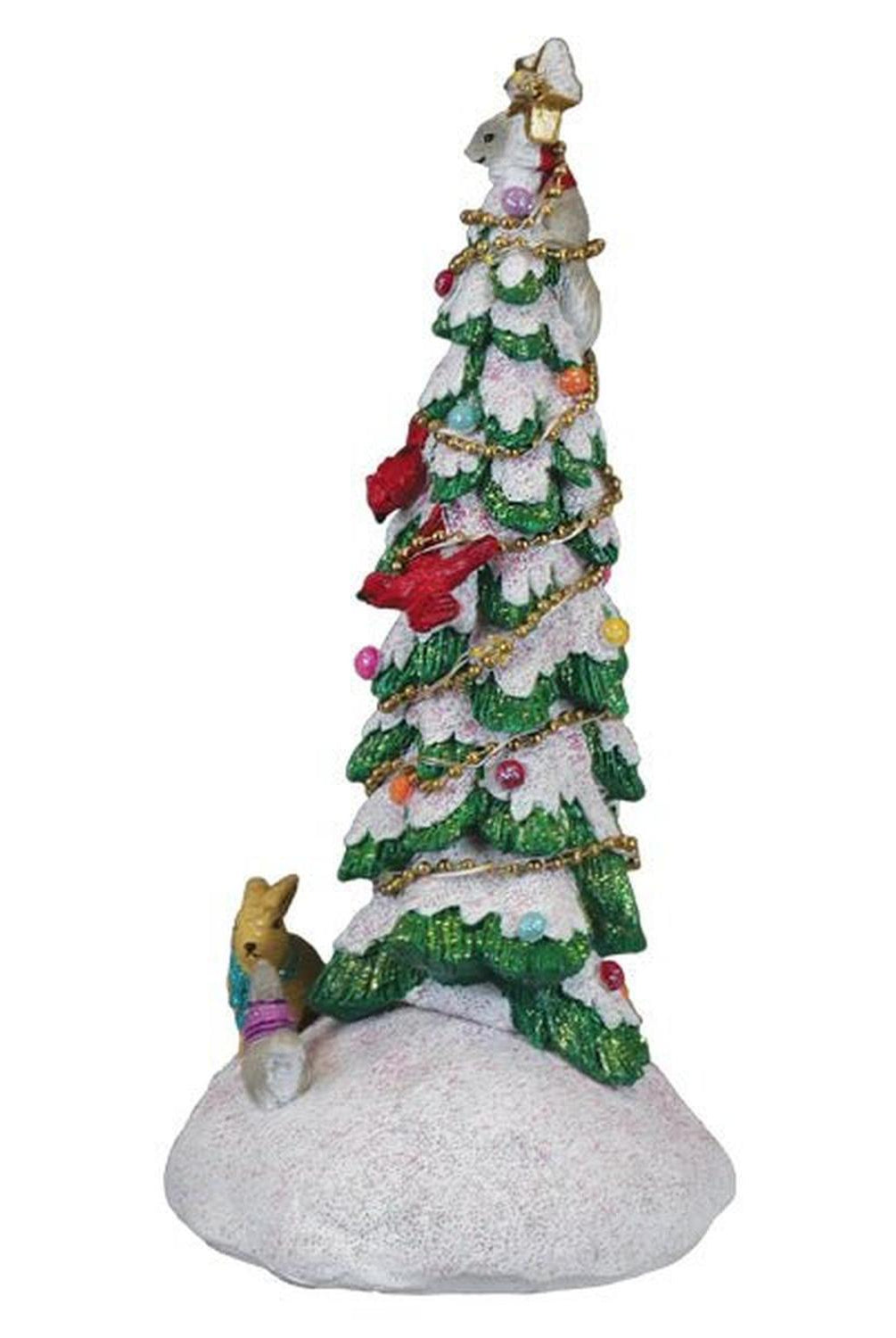 Critter Tree Lighted Figurine